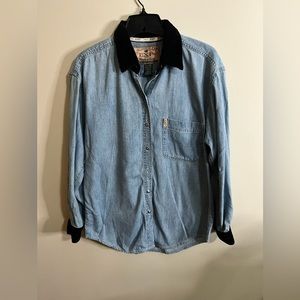 Vintage Express Denim Shirt Size Medium